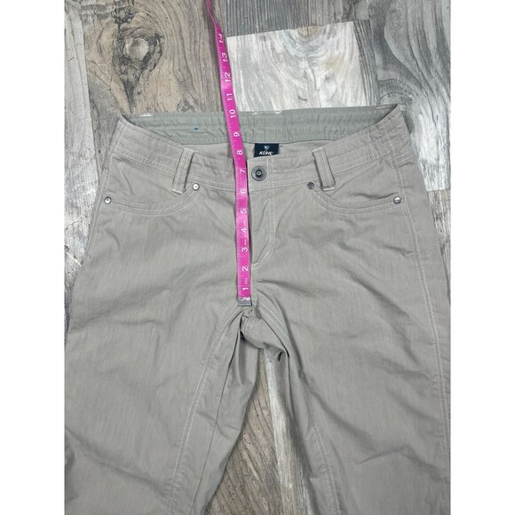 Kuhl Womens Splash Metro Roll Up Pants 6 Regular Khaki Outdoor Hiking - Picture 12 of 13